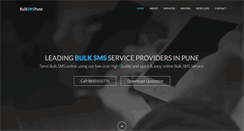 Desktop Screenshot of bulksmspune.in